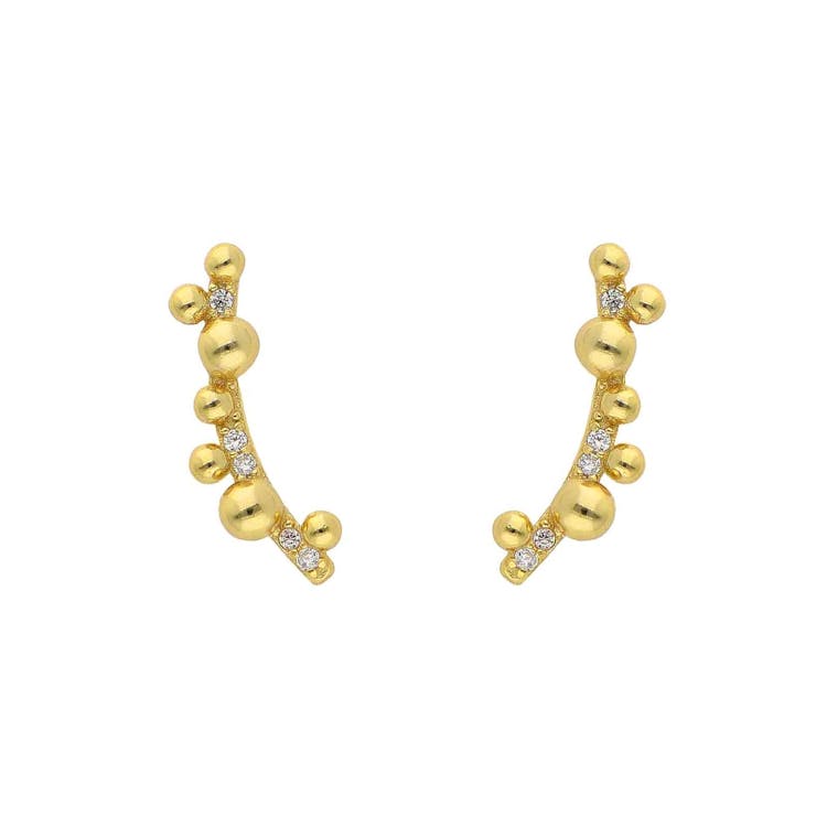 Nuni Copenhagen Philadelphia Gold Earrings — Örhängen